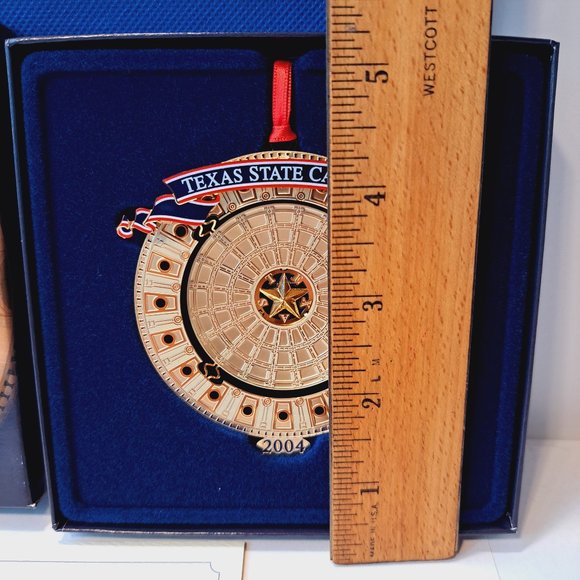 Texas State Capitol Interior Dome 2004 Christmas Holiday Ornament Collectible - Picture 5 of 12